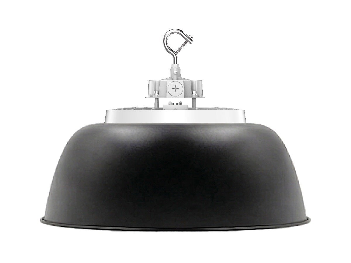 Aries G6 LED UFO High Bay, 36,000 Lumen Max, Wattage and CCT Selectable, White Finish, Comparable to 750-1000 Watt HID Fixture, 120-277V
