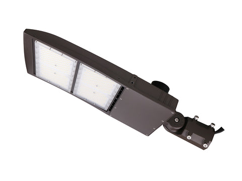 The Quasar G4 LED Area/Parking Lot Light, 42,000 Lumen Max, Wattage Selectable, 5000K, 120-277V, Type 3 or Type 5 Distribution, Bronze