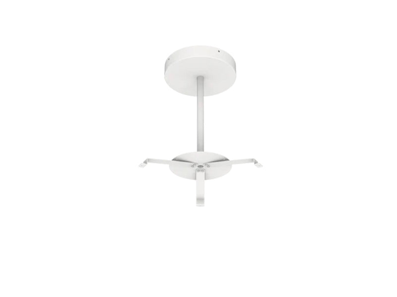 18" LED Round Pendant Light, 4550 Lumen Max, Wattage and CCT Selectable, 120-277V, White or Black Finish, Lens