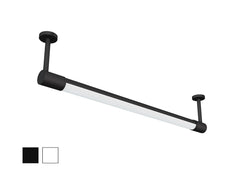 2FT LED Rotatable Outdoor Sign Light, 1500 Lumens, 15W, CCT Selectable, 120-277V, Black or White Finish