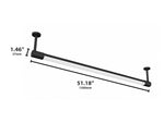 4FT LED Rotatable Outdoor Sign Light, 3000 Lumens, 30W, CCT Selectable, 120-277V, Black or White Finish