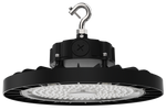 Static LED UFO High Bay, 30,000 Lumens, 200 Watt, 5000K, 120-277V, Black Finish