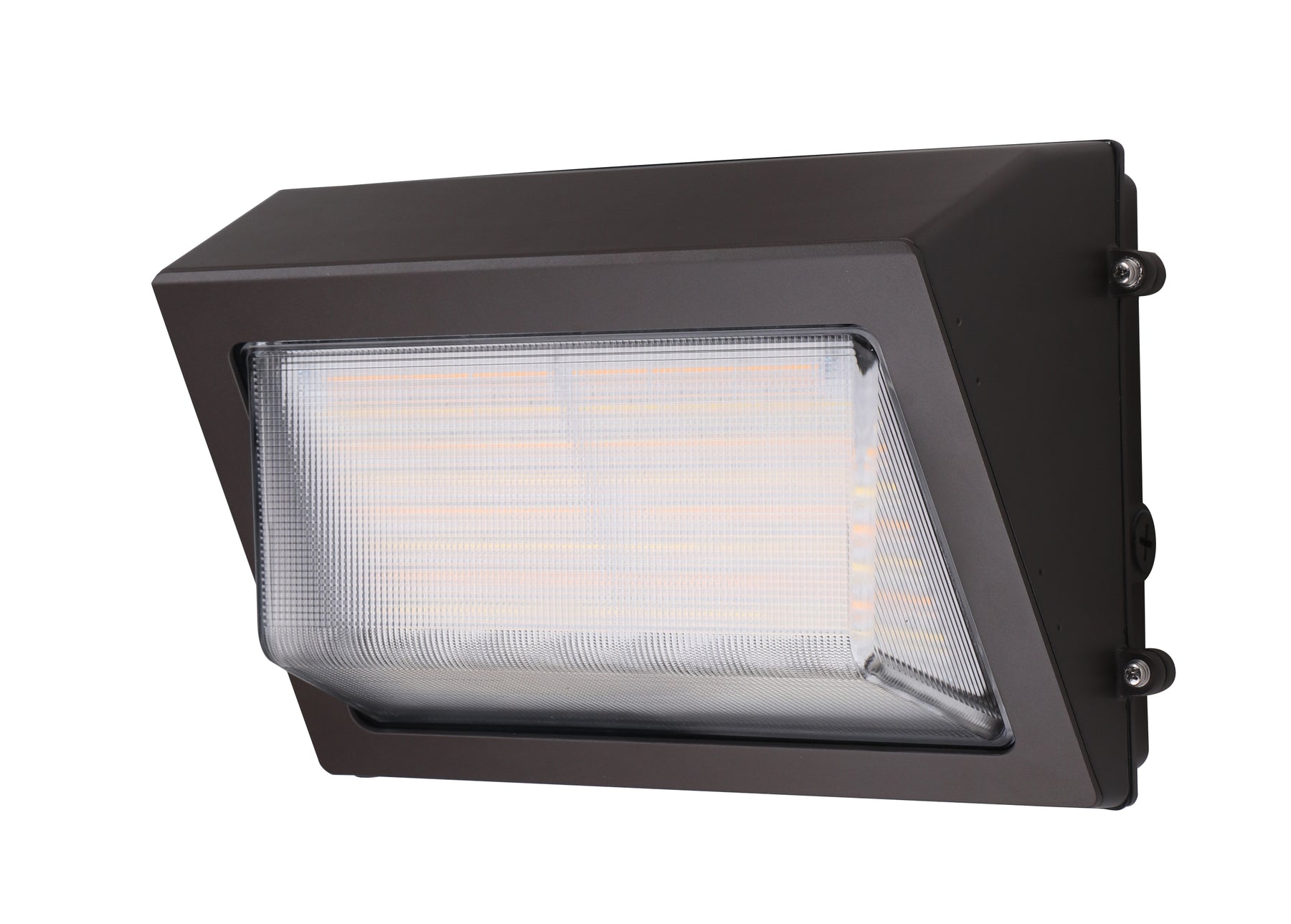LED Traditional Wall Pack, 11,600 Lumen Max, Wattage and CCT Selectable, Beam Angle Adjustable, Integrated Photocell, 120-277V