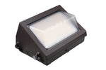 LED Traditional Wall Pack, 11,600 Lumen Max, Wattage and CCT Selectable, Beam Angle Adjustable, Integrated Photocell, 120-277V
