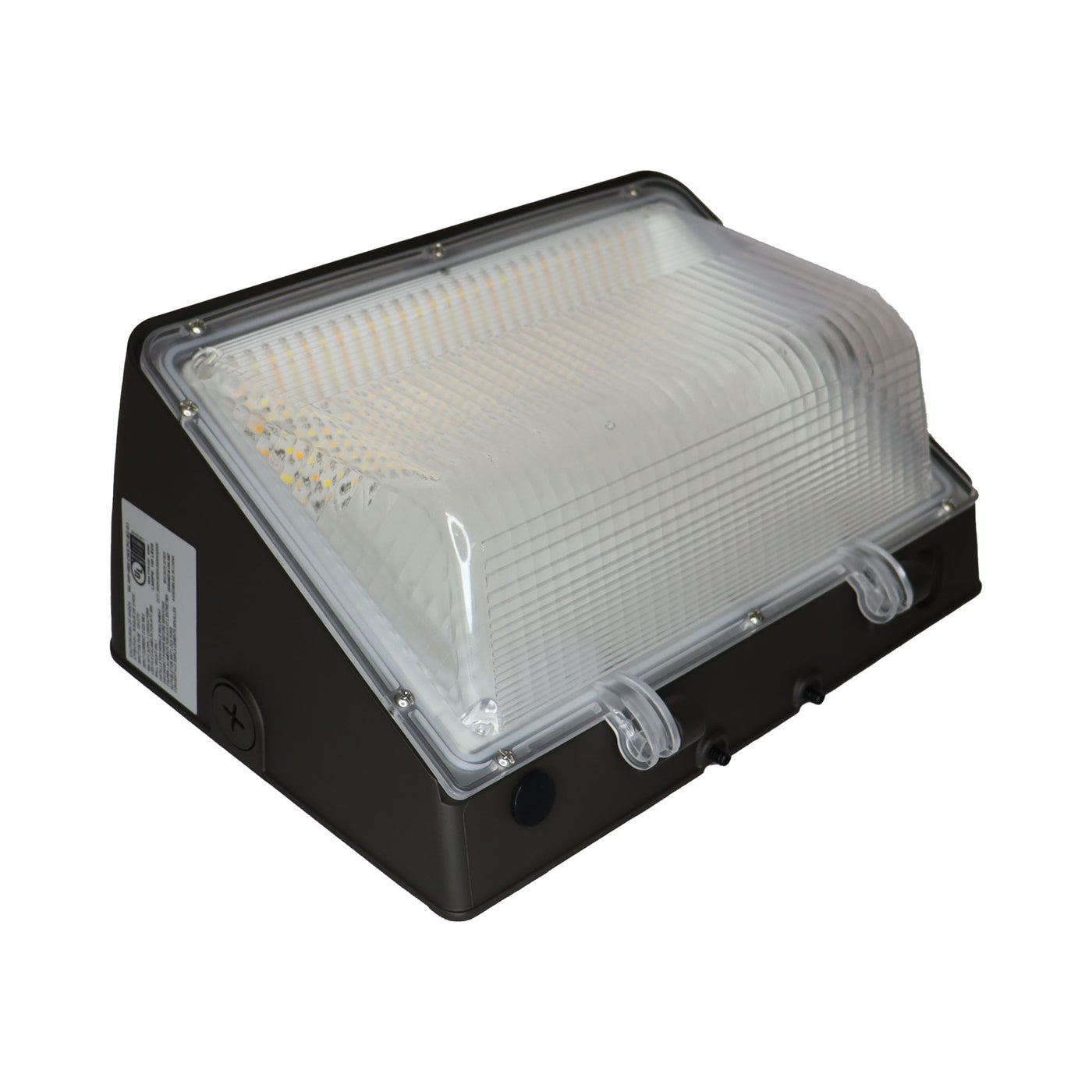 LED Wall Pack, 16/30/42/46 Wattage Selectable, 6250 Lumens, 120-277V, CCT Selectable 3000K/4000K/5000K, Bronze Finish