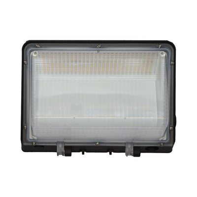 LED Wall Pack, 16/30/42/46 Wattage Selectable, 6250 Lumens, 120-277V, CCT Selectable 3000K/4000K/5000K, Bronze Finish