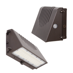 LED Full Cutoff Wall Pack, 17,000 Lumen Max, Wattage and CCT Selectable, 120-277V, Sensor Ready, Dark Bronze Finish