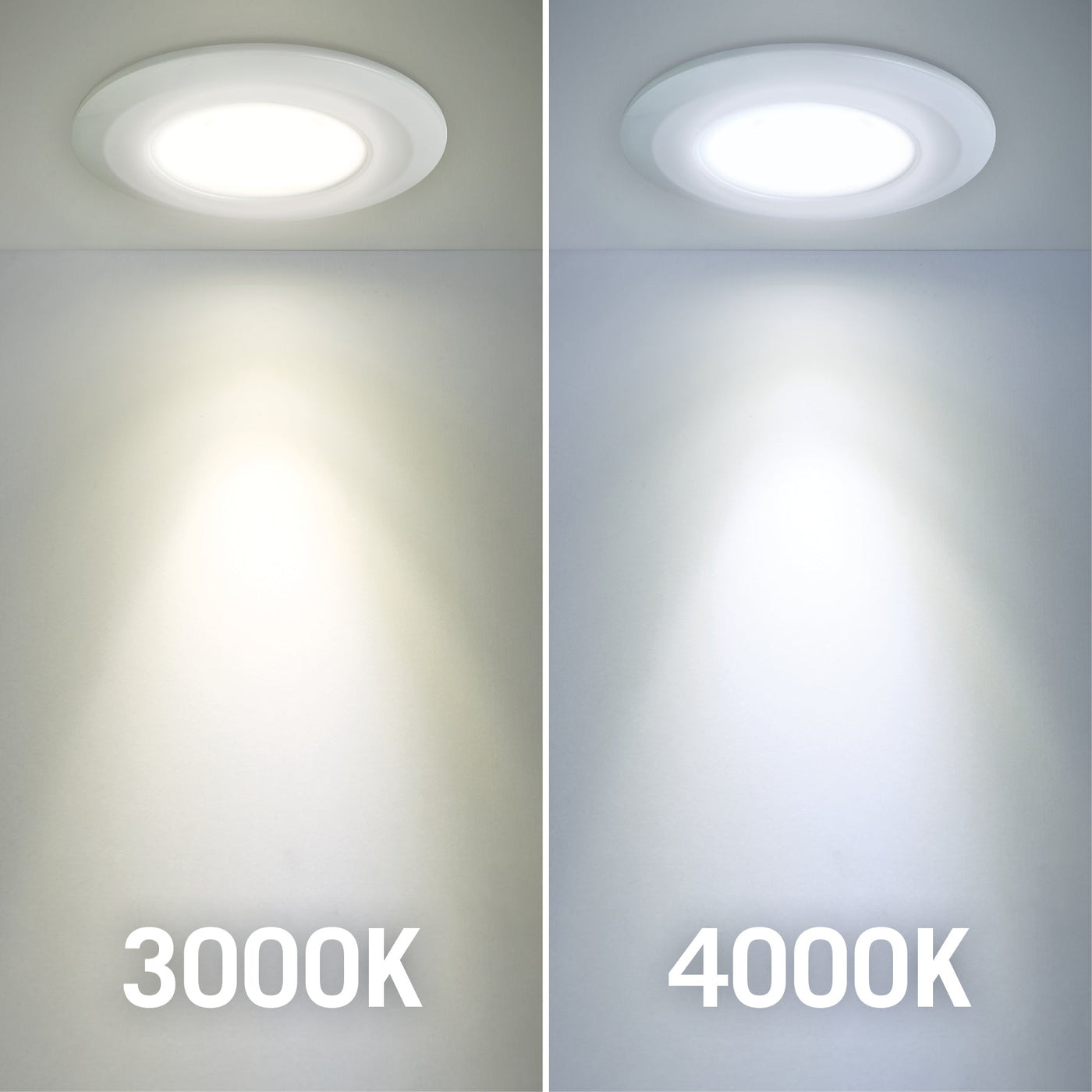 Wafer Thin Under Cabinet LED Puck Light, 3W, 12V, 250 Lumens, 3000K, Brilliant White or Chrome Finish