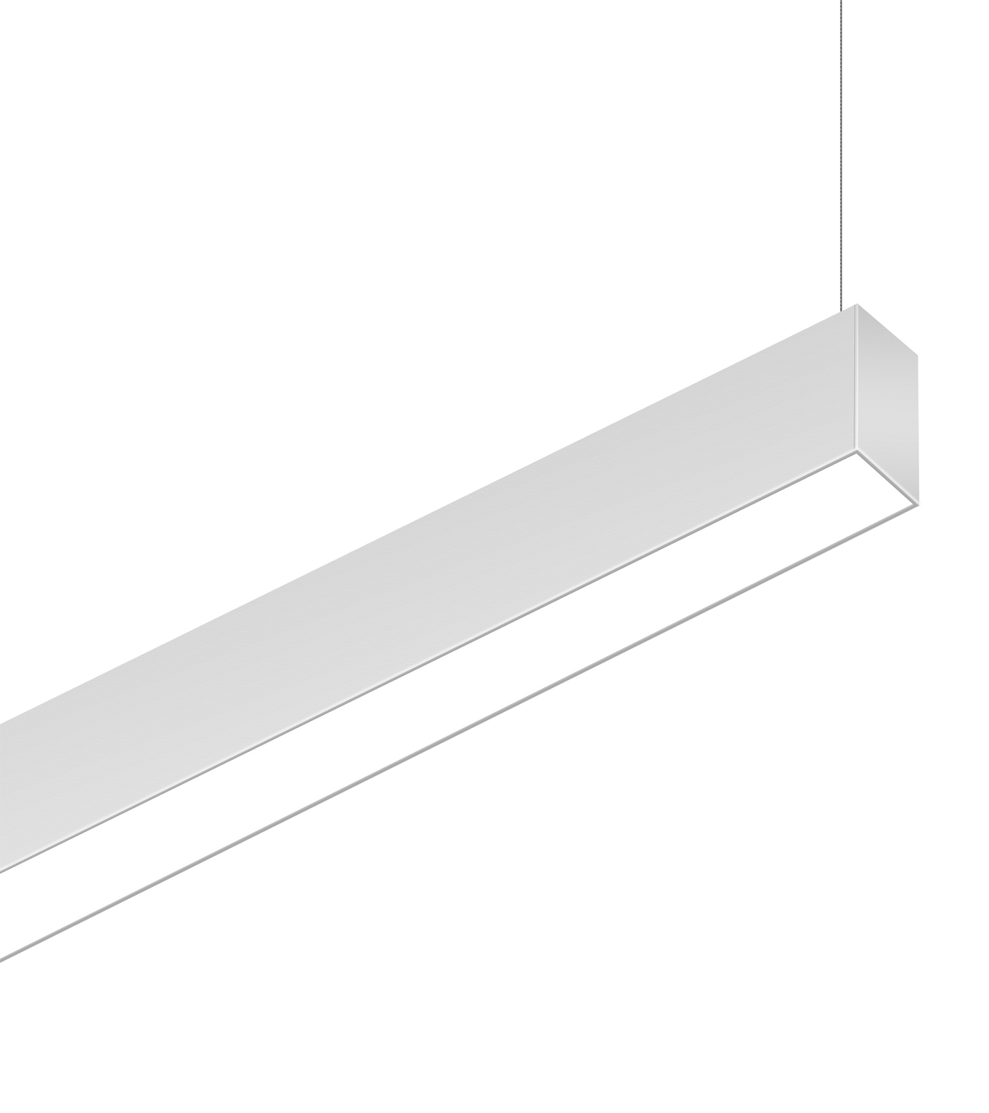 Zeta 1.8" x  2FT LED Linear Fixture, 2000 Lumen Max, Wattage and CCT Selectable, Diffuser, 120-277V