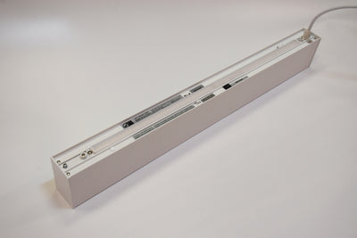 Zeta 1.8" x  2FT LED Linear Fixture, 2000 Lumen Max, Wattage and CCT Selectable, Diffuser, 120-277V
