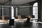 1.8" x 8FT LED Direct/Indirect Linear Fixture, 9760 Lumen Max, Wattage and CCT Selectable, 120-277V
