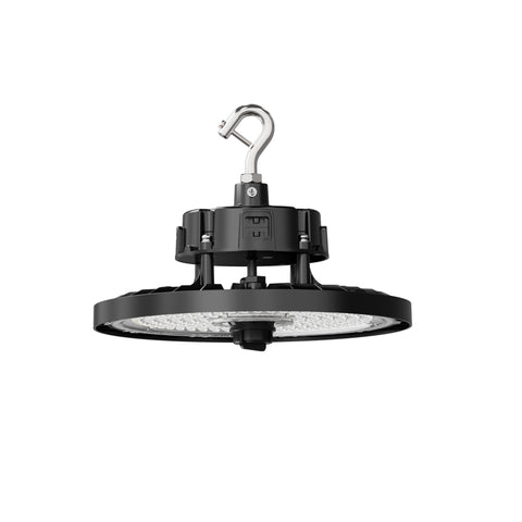 Aries G3 LED UFO High Bay, 80/100/150 Wattage Selectable, 120-277V, 21,000 Lumen, CCT Selectable, Black Finish, Comparable to 320-400 Watt Fixture