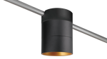 6" LED Cylinder Light Fixture, 4400 Lumens, Wattage Selectable, 2700K, 3000K, 3500K, or 4000K, 120-277V, Black Finish, Trim Options