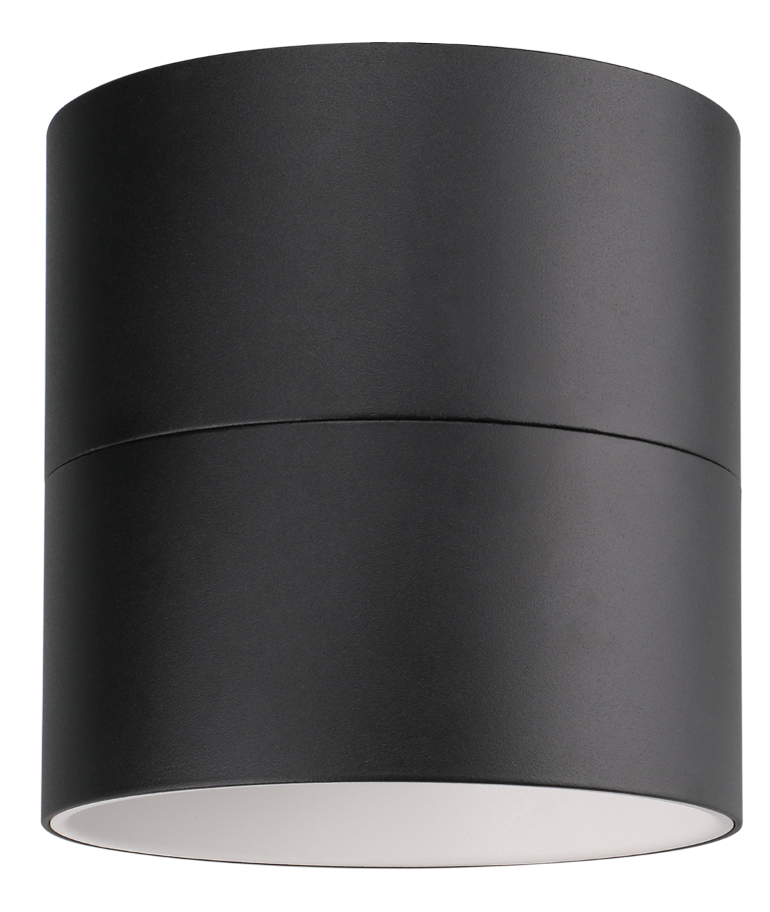 4" LED Cylinder Light Fixture, 2500 Lumens, Wattage Selectable, 2700K, 3000K, 3500K, or 4000K, 120-277V, Black Finish, Trim Options