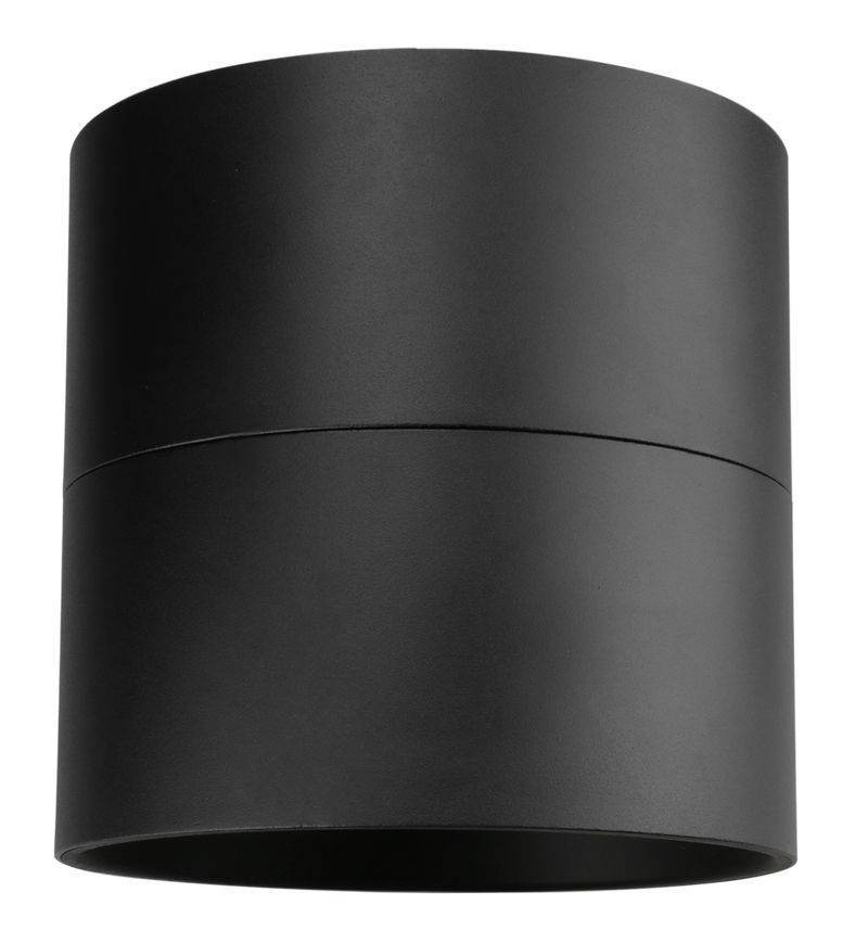 4" LED Cylinder Light Fixture, 2500 Lumens, Wattage Selectable, 2700K, 3000K, 3500K, or 4000K, 120-277V, Black Finish, Trim Options