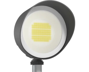 LED Bullet Flood Light, 1324 Lumen Max, Wattage and CCT Selectable, 120V, Multiple Finishes Available