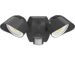 LED Smart Bullet Flood with Motion Sensor, 2645 Lumen Max, Wattage and CCT Selectable, 120V, Bronze or White Finish