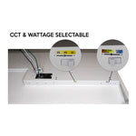2 x 2 Foot Concord G5 LED Center Basket Troffer, 4550 Lumens, Wattage and CCT Selectable, Dimmable, 120-277V