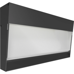LED Wall Pack, 17,021 Lumen Max, Wattage and CCT Selectable, 120-277V, Integrated Photocell