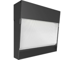 LED Wall Pack, 4349 Lumen Max, Wattage and CCT Selectable, 120-277V, Integrated Photocell
