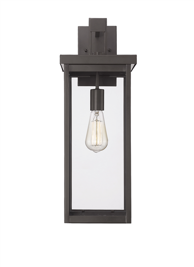 Millennium Lighting 1 Light 8" Outdoor Wall Sconce, Black or Bronze Finish, Barkeley Collection