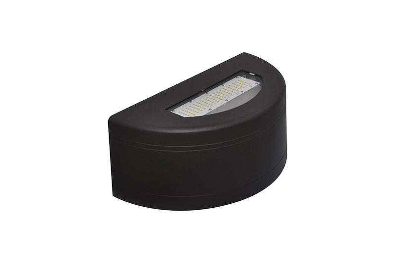 LED Architectural Full Cutoff Wall Pack, Up/Down Light, 8621 Lumen Max, Wattage 72/50/30/15W and CCT Selectable 3000K/4000K/5000K, 120-277V