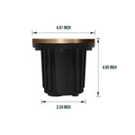 LED In-Ground Well Light, 5W, 410 Lumens, 2700K, 12V