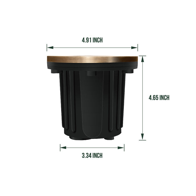 LED In-Ground Well Light, 5W, 410 Lumens, 2700K, 12V