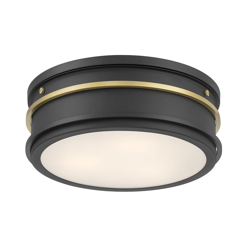 Stralara 12" Wide 2-Light Flush Mount