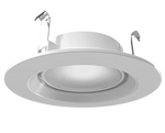 4" LED Retrofit Downlight with Night Light Mode, 700 Lumen, 7W, CCT Selectable, 120V, Baffle Trim