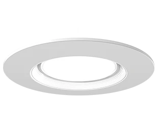 4" LED Retrofit Downlight with Night Light Mode, 700 Lumen, 7W, CCT Selectable, 120V, Baffle Trim
