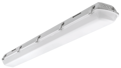 4' LED Vapor Tight Light, 3,600 Lumens, 31W, 4000K CCT, White Finish