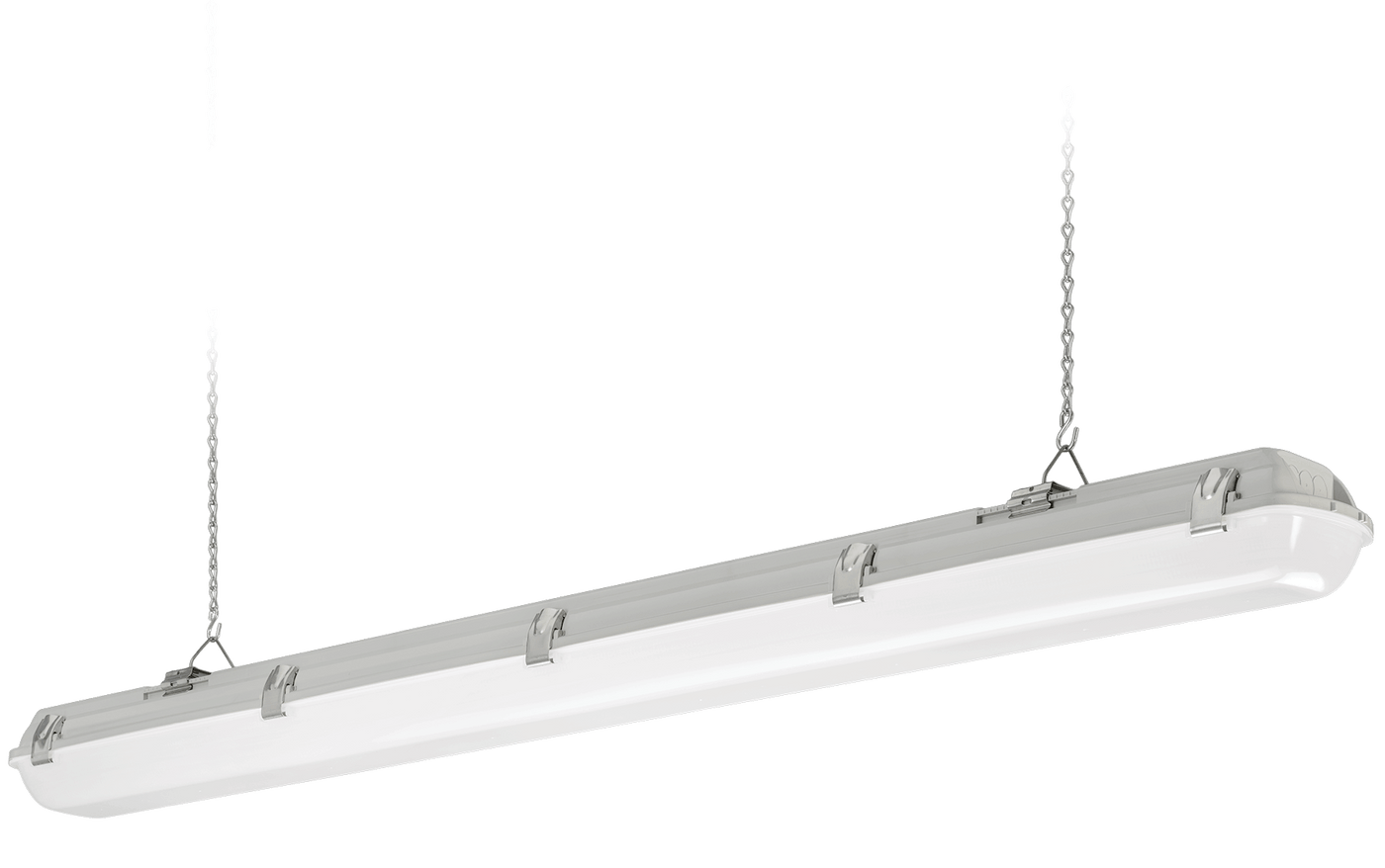 4' LED Vapor Tight Light, 3,600 Lumens, 31W, 4000K CCT, White Finish