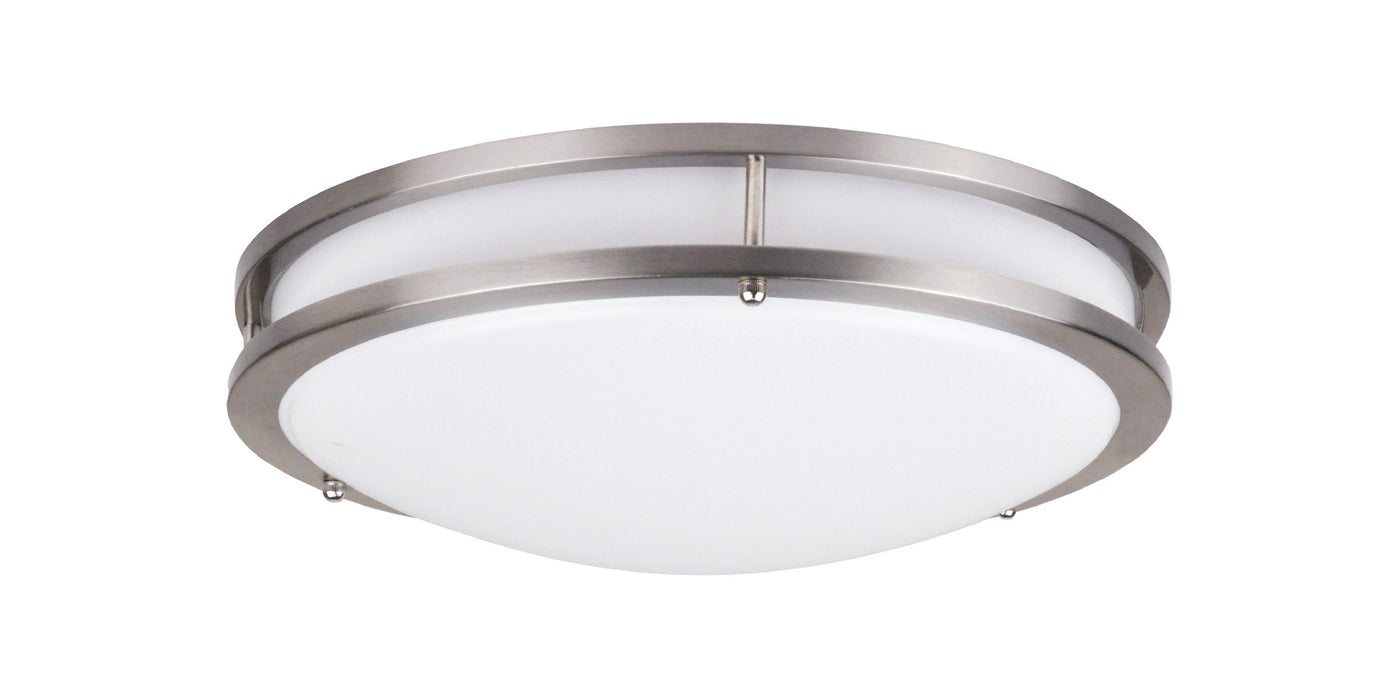 LED 14" Flush Mount Ceiling Light, 1800 Lumens, 24W, CCT Selectable, 120V