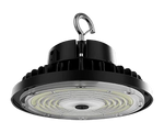 LED UFO High Bay, 23,024 Lumen Max, Wattage and CCT Selectable, 120-277V or 277-480V, White or Black Finish
