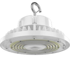 LED UFO High Bay, 23,024 Lumen Max, Wattage and CCT Selectable, 120-277V or 277-480V, White or Black Finish