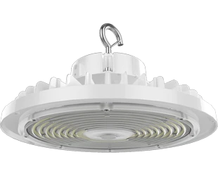 LED UFO High Bay, 35,618 Lumen Max, Wattage and CCT Selectable, 120-277V or 277-480V, White or Black Finish