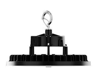 LED UFO High Bay, 35,618 Lumen Max, Wattage and CCT Selectable, 120-277V or 277-480V, White or Black Finish