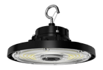LED UFO High Bay, 22,224 Lumen Max, Wattage and CCT Selectable, 120-277V, Black or White Finish