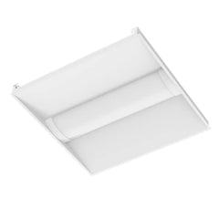 2x2 Foot LED Volumetric Troffer, 4000 Lumen Max, Wattage and CCT Selectable, 120-277V, Sensor Ready
