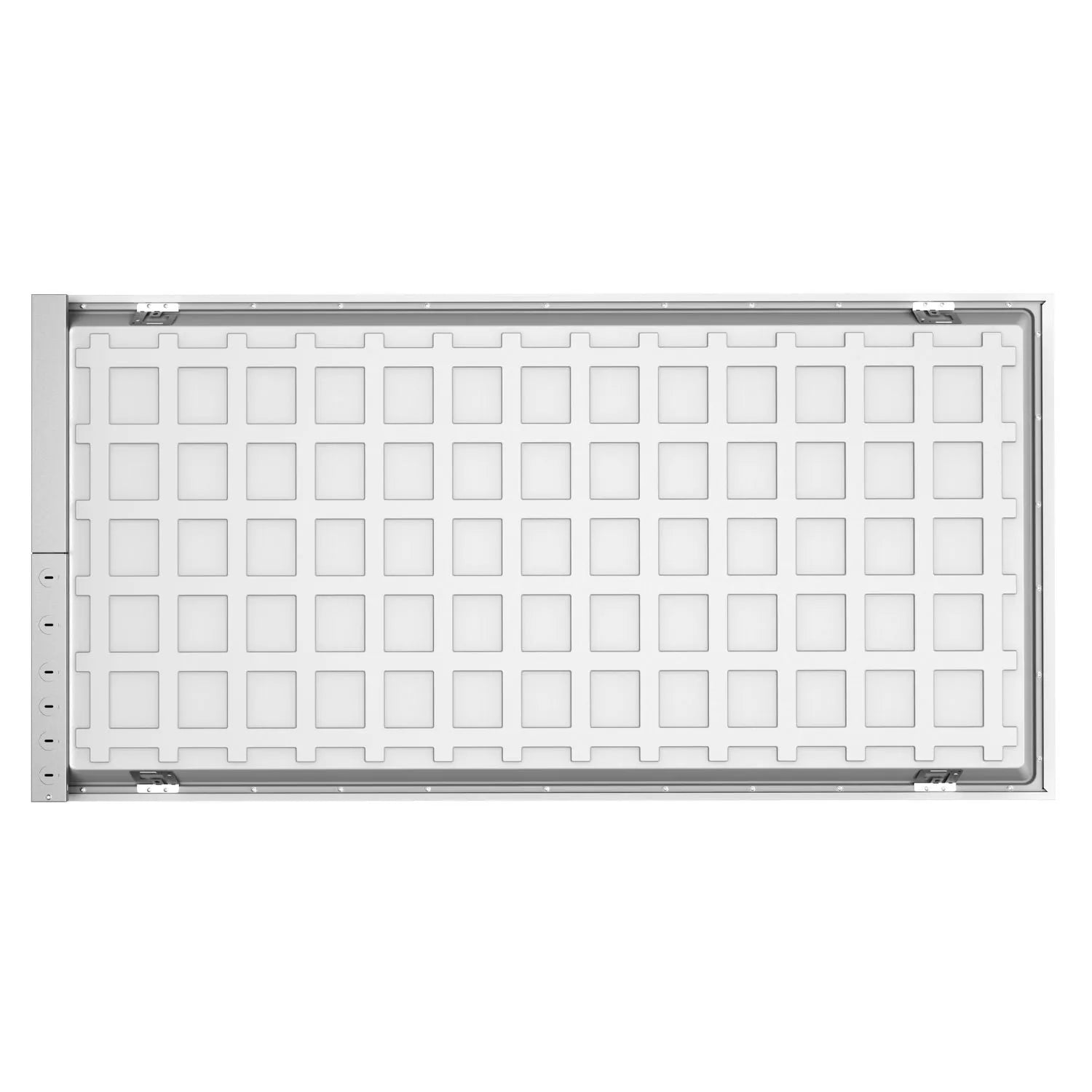2x4 Foot LED Backlit Panel, 5544 Lumen Max, Wattage and CCT Selectable, Emergency Backup Option, 120-277V