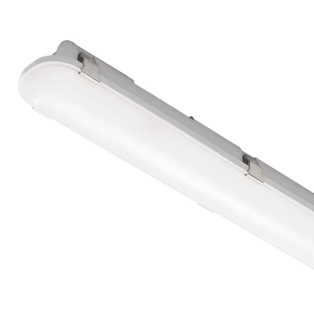 8FT LED Vapor Tight Lighting Fixture, 12150 Lumen Max, Wattage and CCT Selectable, 120-277V