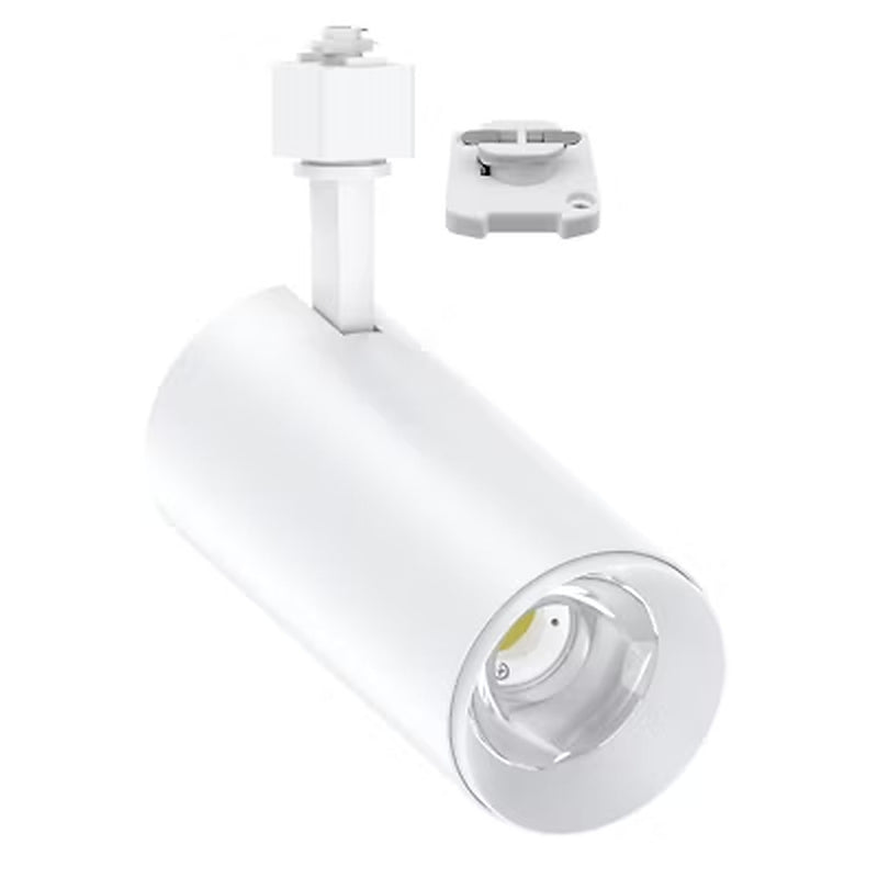 LED Track Lights, 30W, 3000 Lumens, CCT Selectable, 120V, H and J Style, Black or White Finish