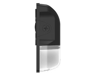 Mini LED Wall Pack, 4362 Lumens, 30W, CCT Selectable, Integrated Photocell, Bronze or White