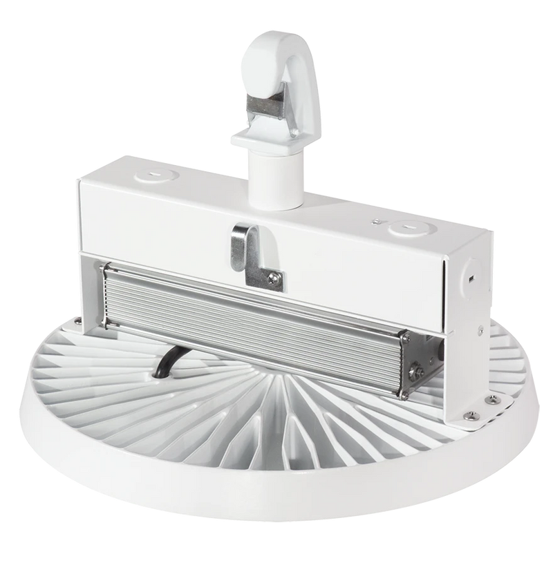 LED UFO High Bay, 27,051 Lumens, 180W, 4000K or 5000K, 120-277V, Emergency Backup Option