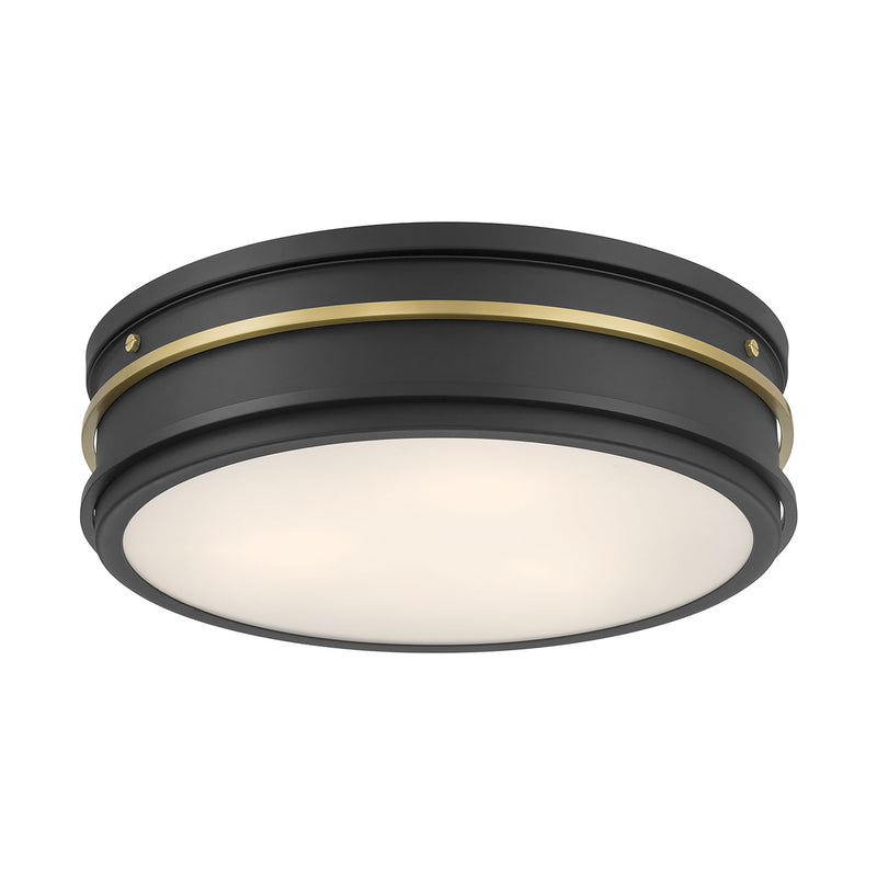 Stralara 16" Wide 3-Light Flush Mount