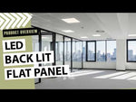 2 x 2 Foot Back Lit LED Flat Panel, 5000 Lumens, Selectable Wattage and CCT, Dimmable, 120-277V