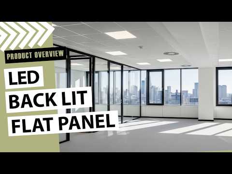 2 x 2 Foot Back Lit LED Flat Panel, 5000 Lumens, Selectable Wattage and CCT, Dimmable, 120-277V