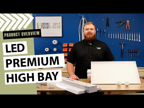 CondorX Premium 2FT LED Linear High Bay, 31,200 Lumen Max, Wattage and CCT Selectable, 120-277V, Sensor Ready