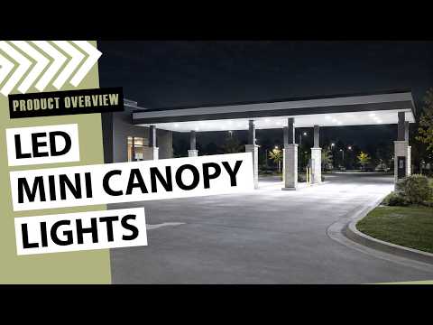LED Mini Canopy Light, 5490 Lumen Max, Wattage and CCT Selectable, 120-277V, Bronze